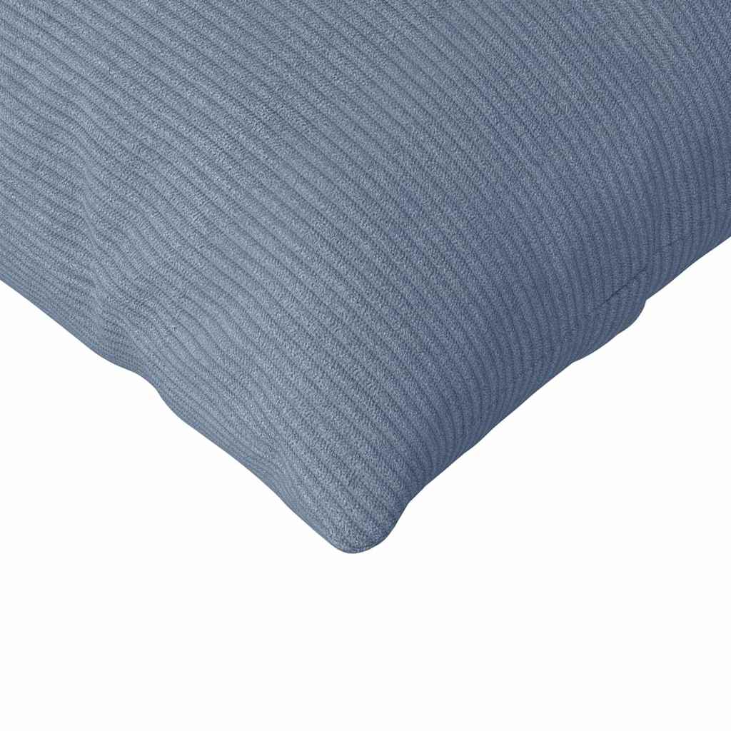 Cuscini da Divano 2 pcs Blu 200 x 40 cm Tessuto in Cords