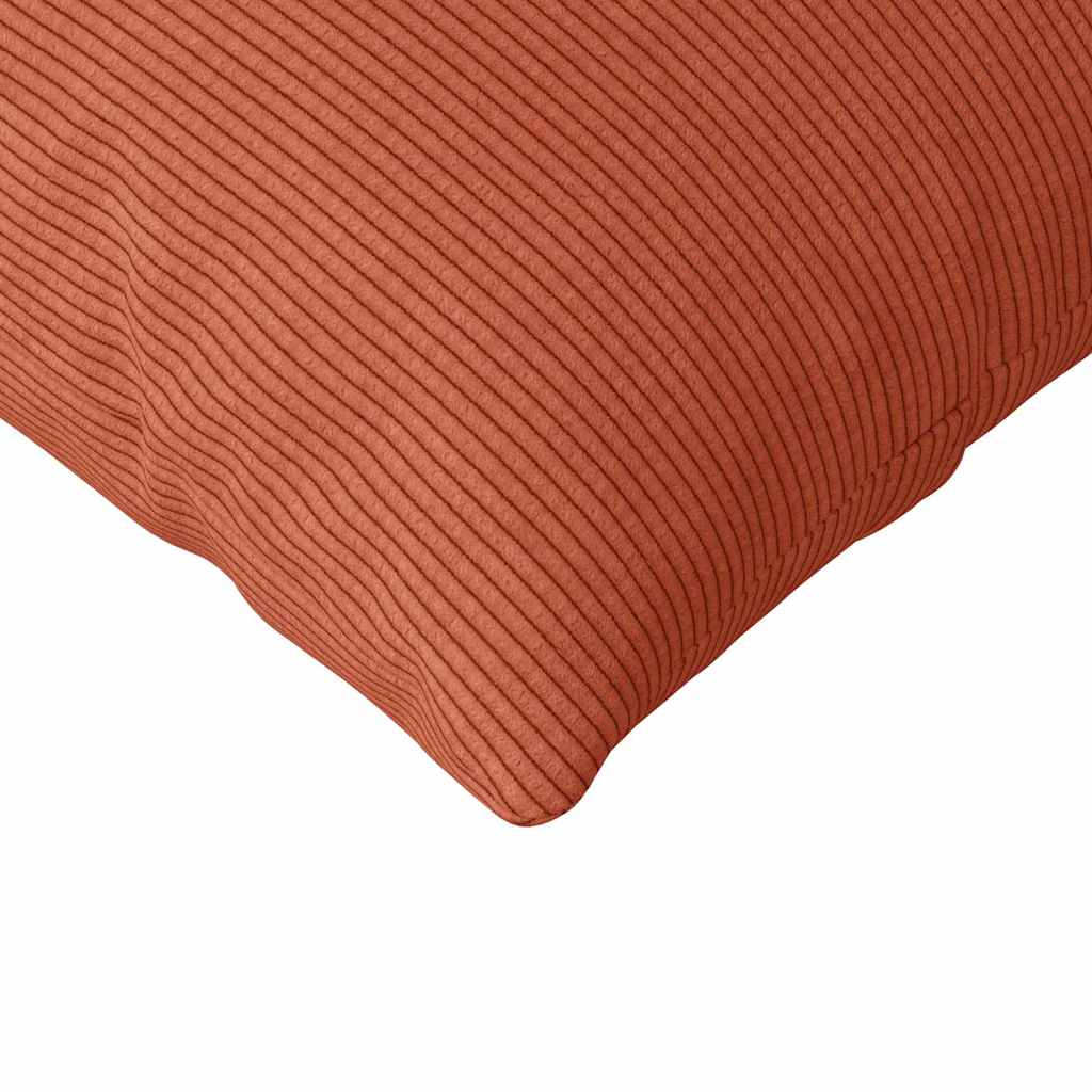 Cuscini da Divano 2 pcs Rosso Arancio 200 x 40 cm