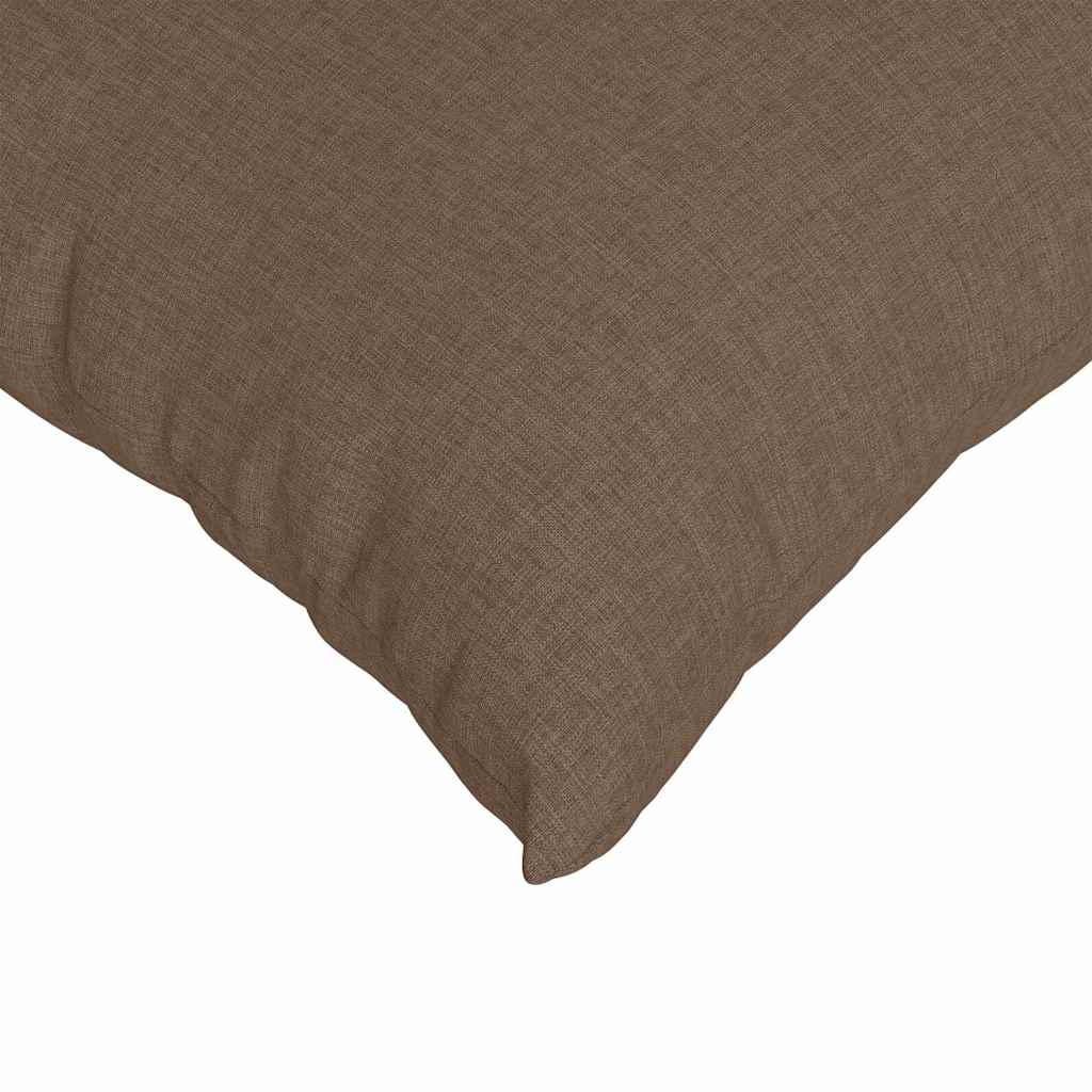 Cuscini da Divano 2 pz Tessuto Marrone 45 x 45 cm