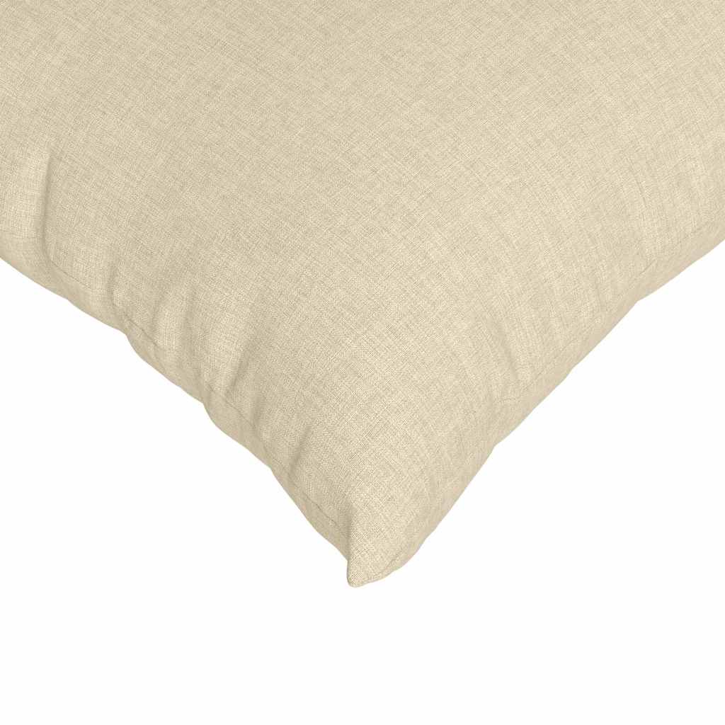 Cuscini da Divano 2 pz Tessuto Crema 45 x 45 cm