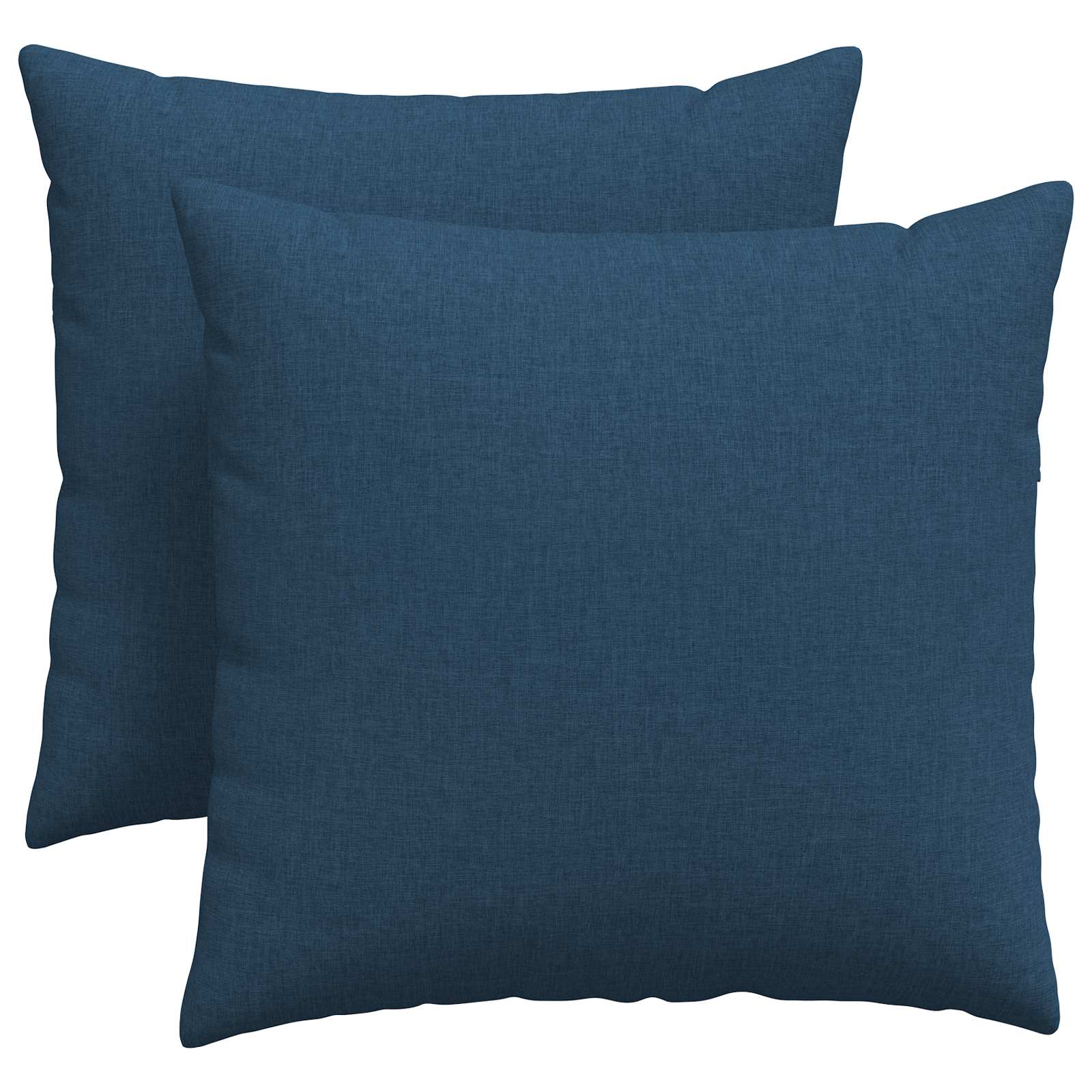 Cuscini da Divano 2 pz Tessuto Blu 45 x 45 cm