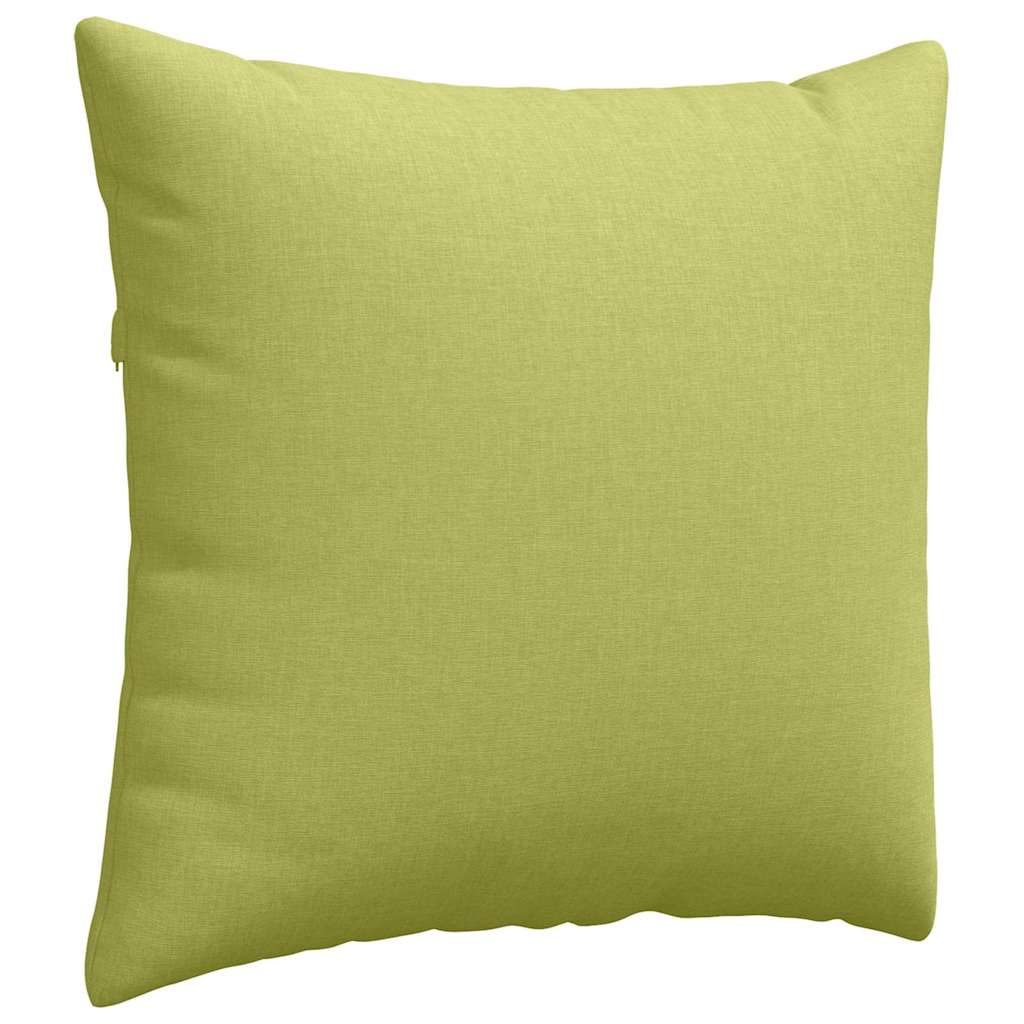Cuscini da Divano 2 pz Tessuto Verde chiaro 45 x 45 cm