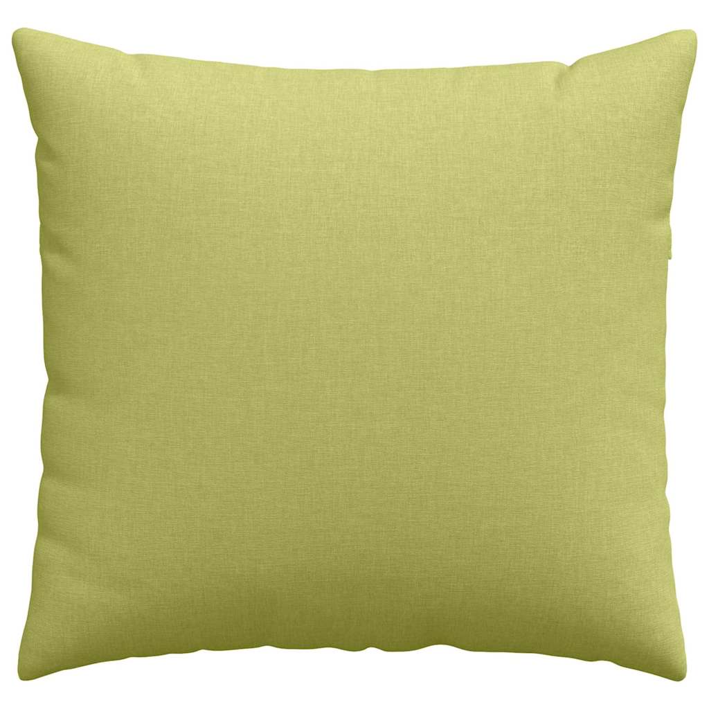 Cuscini da Divano 2 pz Tessuto Verde chiaro 45 x 45 cm