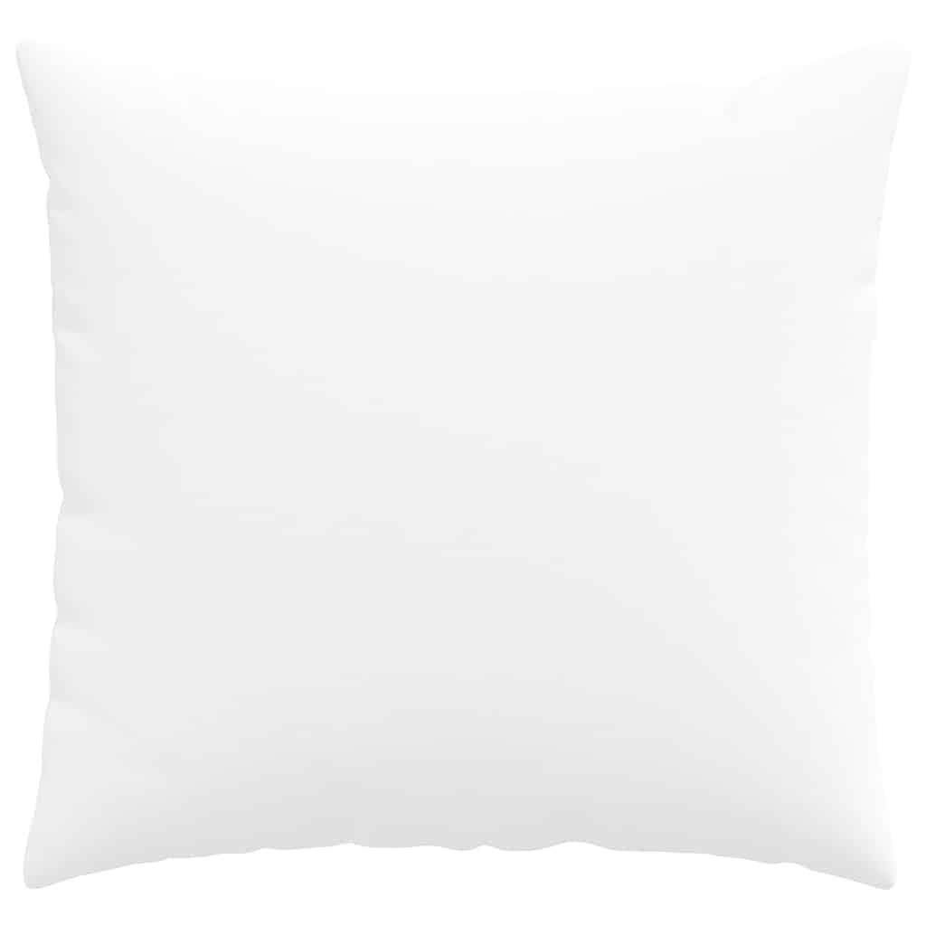 Cuscini da Divano 2 pz Tessuto Bianco 45 x 45 cm