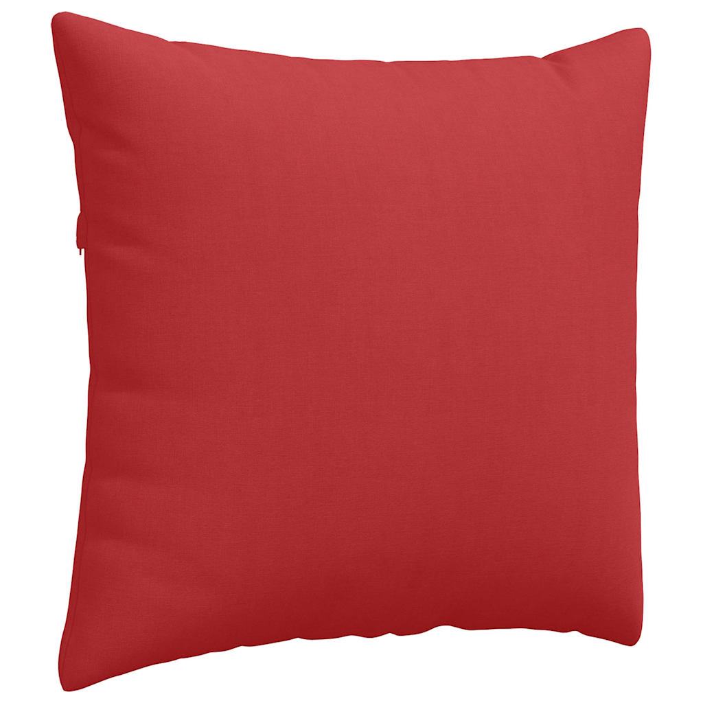 Cuscini da Divano 2 pz Tessuto Rosso 45 x 45 cm