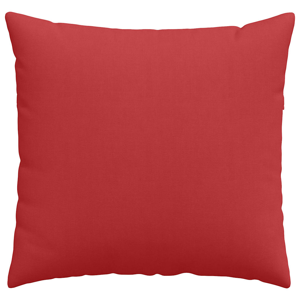 Cuscini da Divano 2 pz Tessuto Rosso 45 x 45 cm