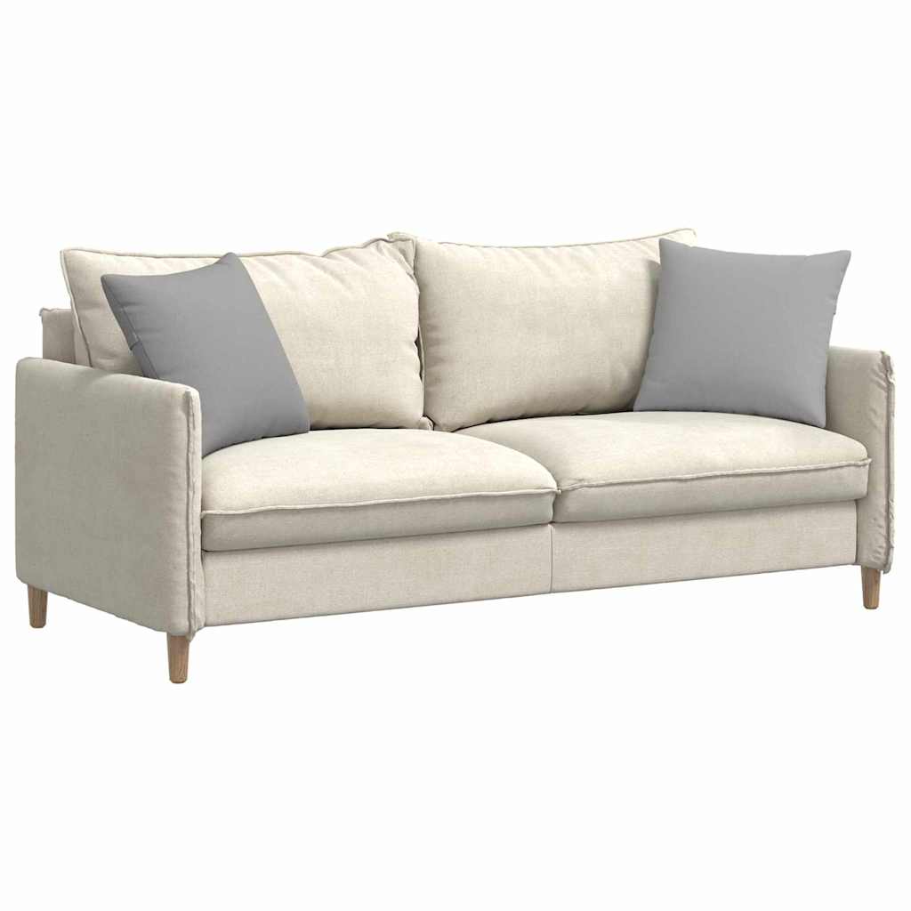 Cuscini da Divano 2 pz Tessuto Grigio Nuvola 45 x 45 cm
