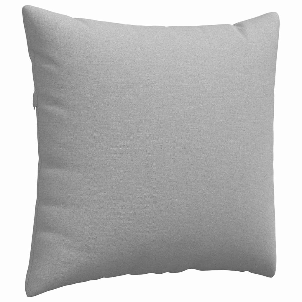 Cuscini da Divano 2 pz Tessuto Grigio Nuvola 45 x 45 cm