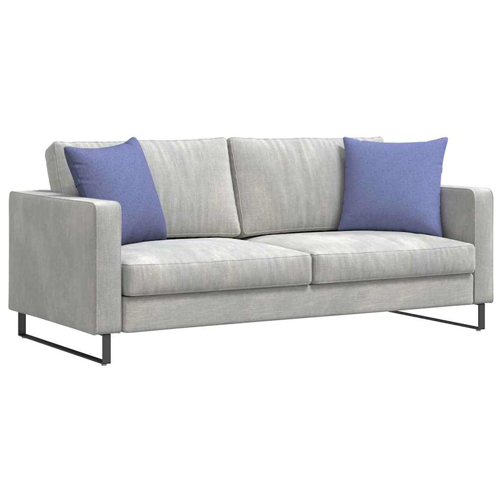 Cuscini da Divano 2 pz Tessuto Blu jeans 45 x 45 cm
