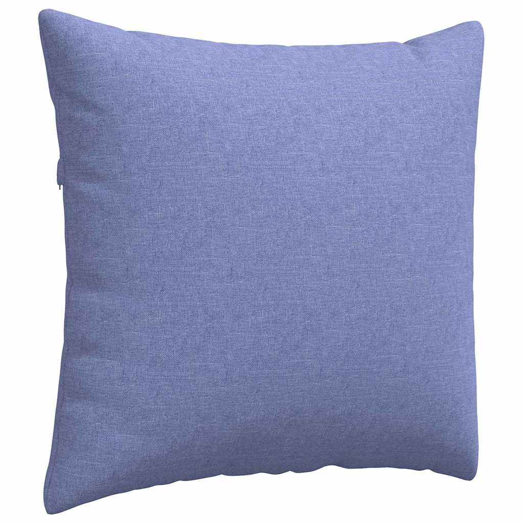 Cuscini da Divano 2 pz Tessuto Blu jeans 45 x 45 cm