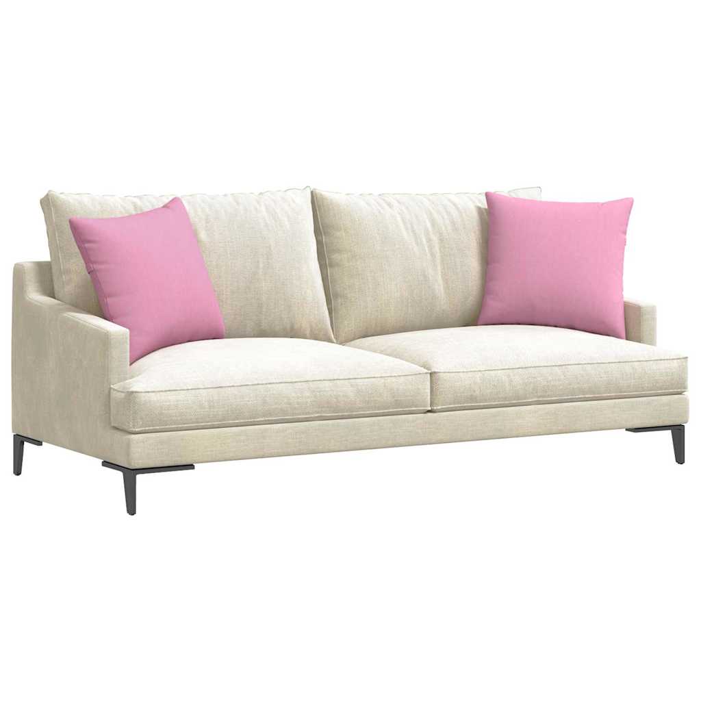 Cuscini da Divano 2 pz Tessuto Rosa 45 x 45 cm