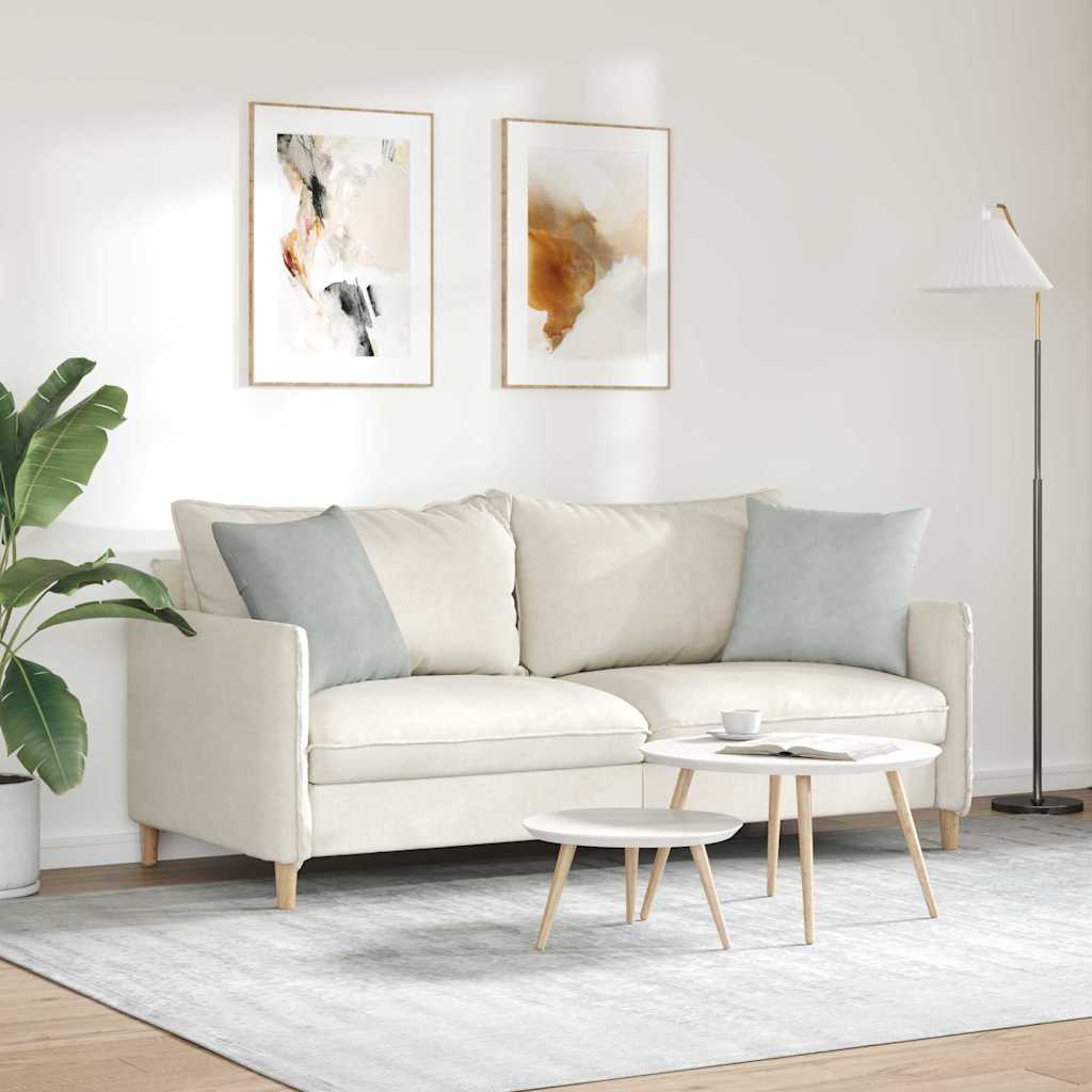 Cuscini da Divano 2 pcs Grigio chiaro 45 x 45 cm