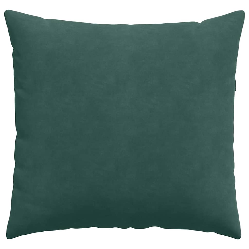 Cuscini da Divano 2 pcs Verde Scuro 45 x 45 cm Tessuto in Cords