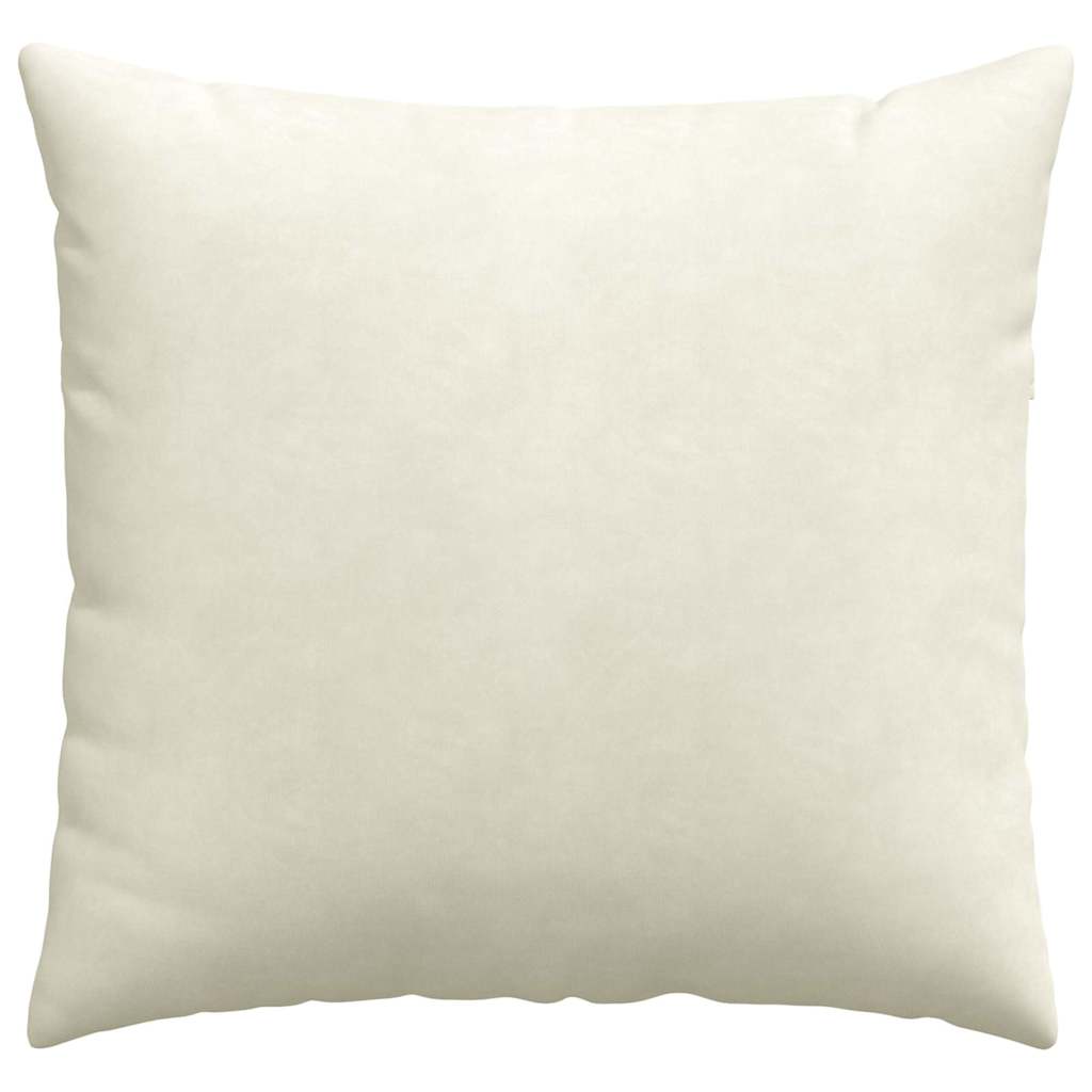 Cuscini da Divano 2 pcs Crema 45 x 45 cm Tessuto in Cords