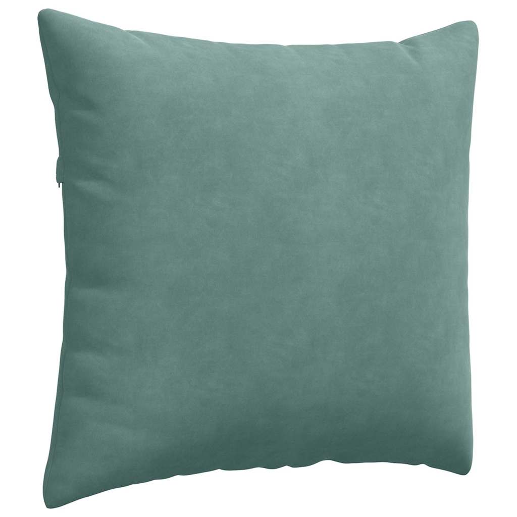 Cuscini da Divano 2 pcs Verde Mare 45 x 45 cm Tessuto in Cords