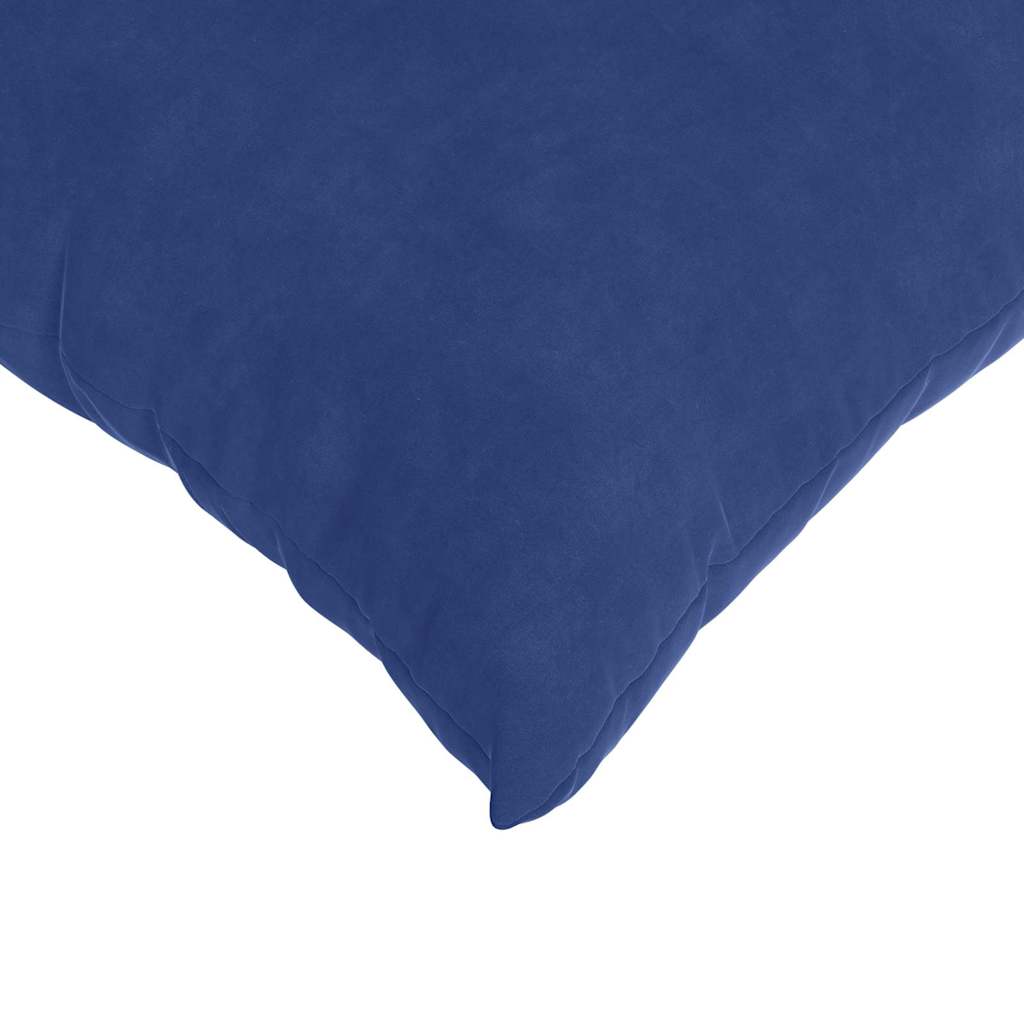 Cuscini da Divano 2 pcs Blu Polizia 45 x 45 cm Tessuto in Cords