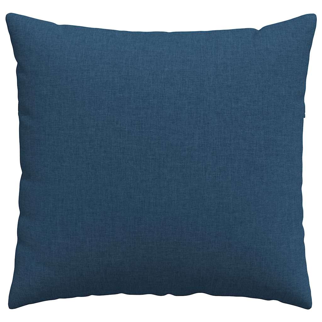 Cuscini da Divano 2 pz Tessuto Blu 50 x 50 cm