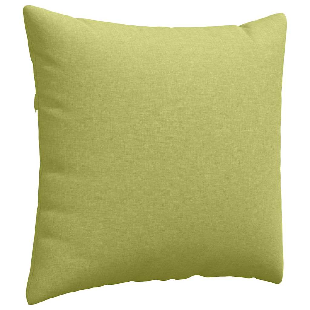 Cuscini da Divano 2 pz Tessuto Verde chiaro 50 x 50 cm