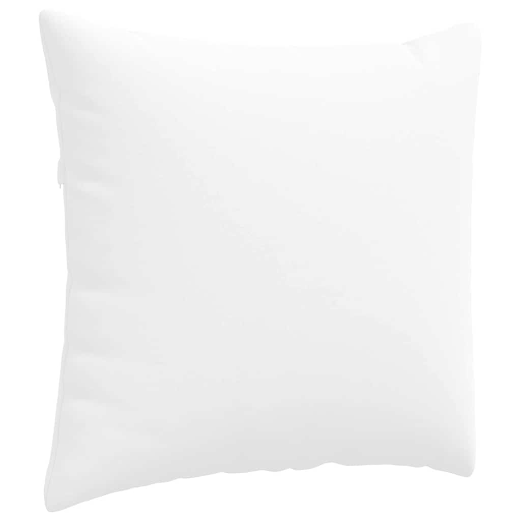 Cuscini da Divano 2 pz Tessuto Bianco 50 x 50 cm
