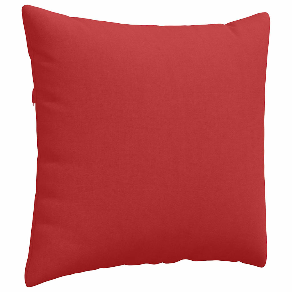 Cuscini da Divano 2 pz Tessuto Rosso 50 x 50 cm