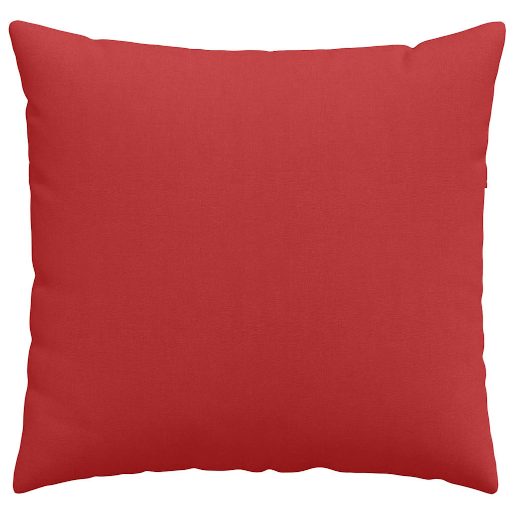 Cuscini da Divano 2 pz Tessuto Rosso 50 x 50 cm