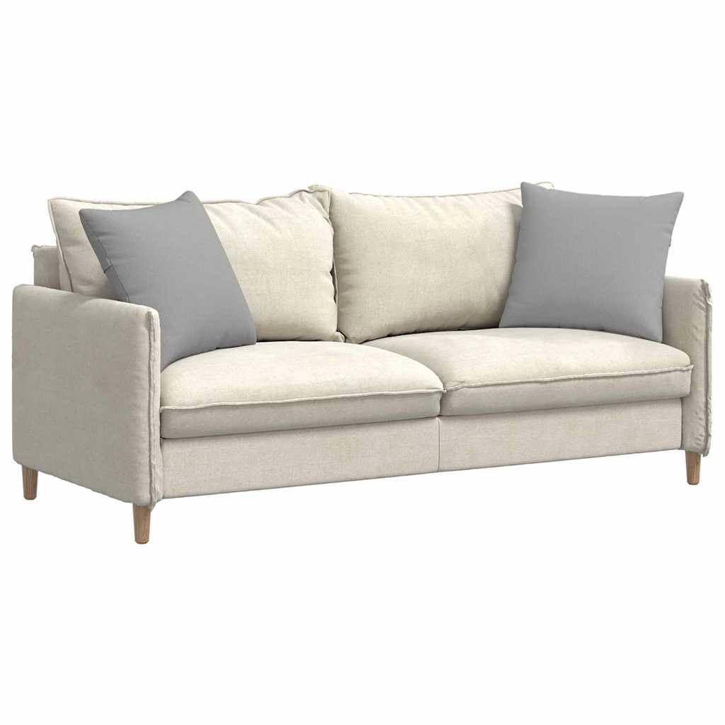 Cuscini da Divano 2 pz Tessuto Grigio Nuvola 50 x 50 cm