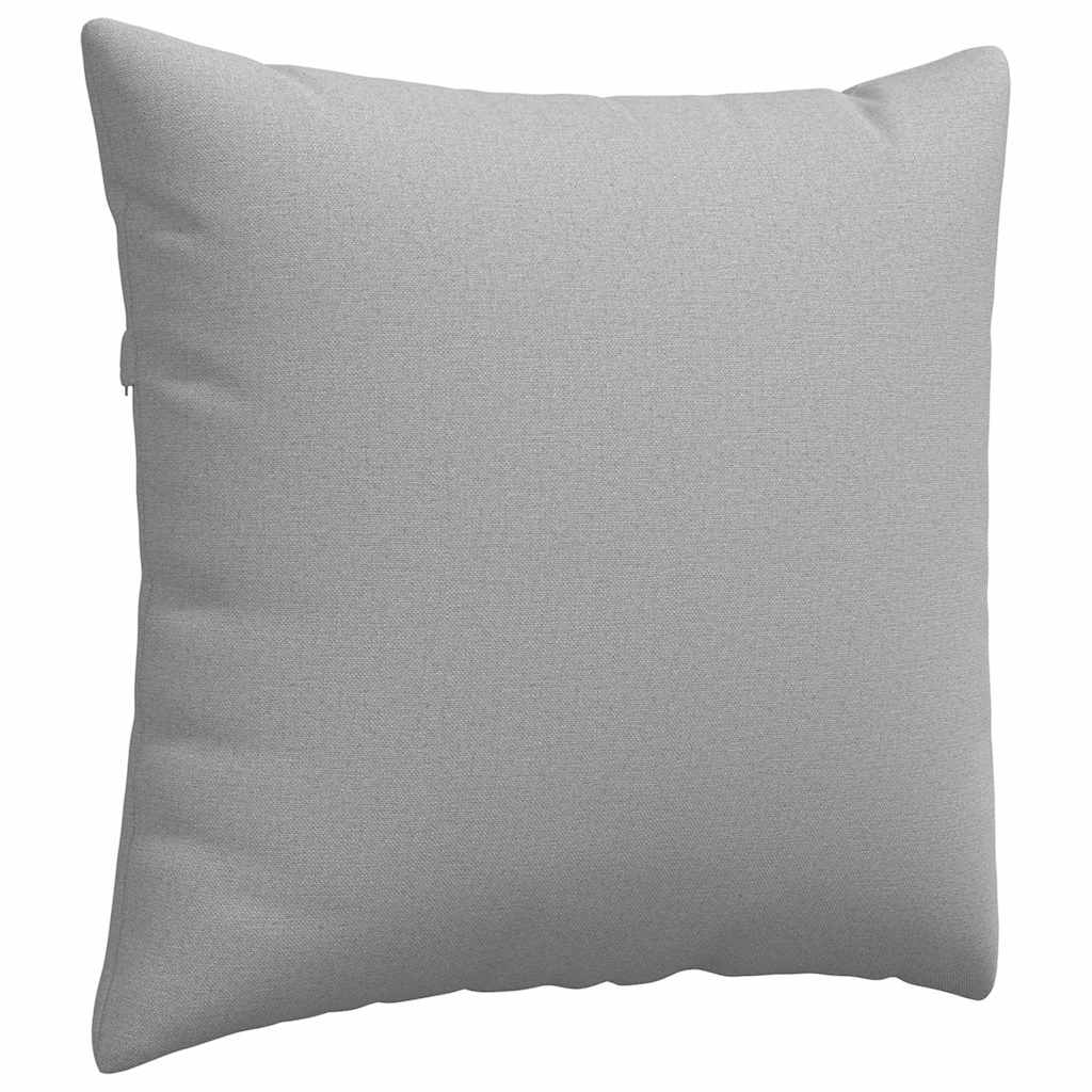 Cuscini da Divano 2 pz Tessuto Grigio Nuvola 50 x 50 cm