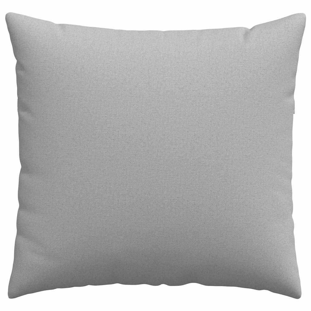 Cuscini da Divano 2 pz Tessuto Grigio Nuvola 50 x 50 cm