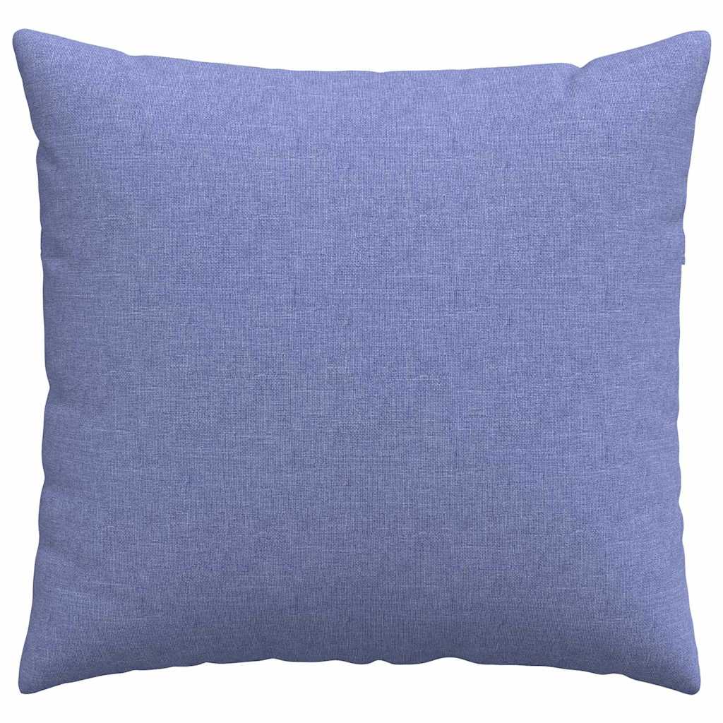 Cuscini da Divano 2 pz Tessuto Blu jeans 50 x 50 cm