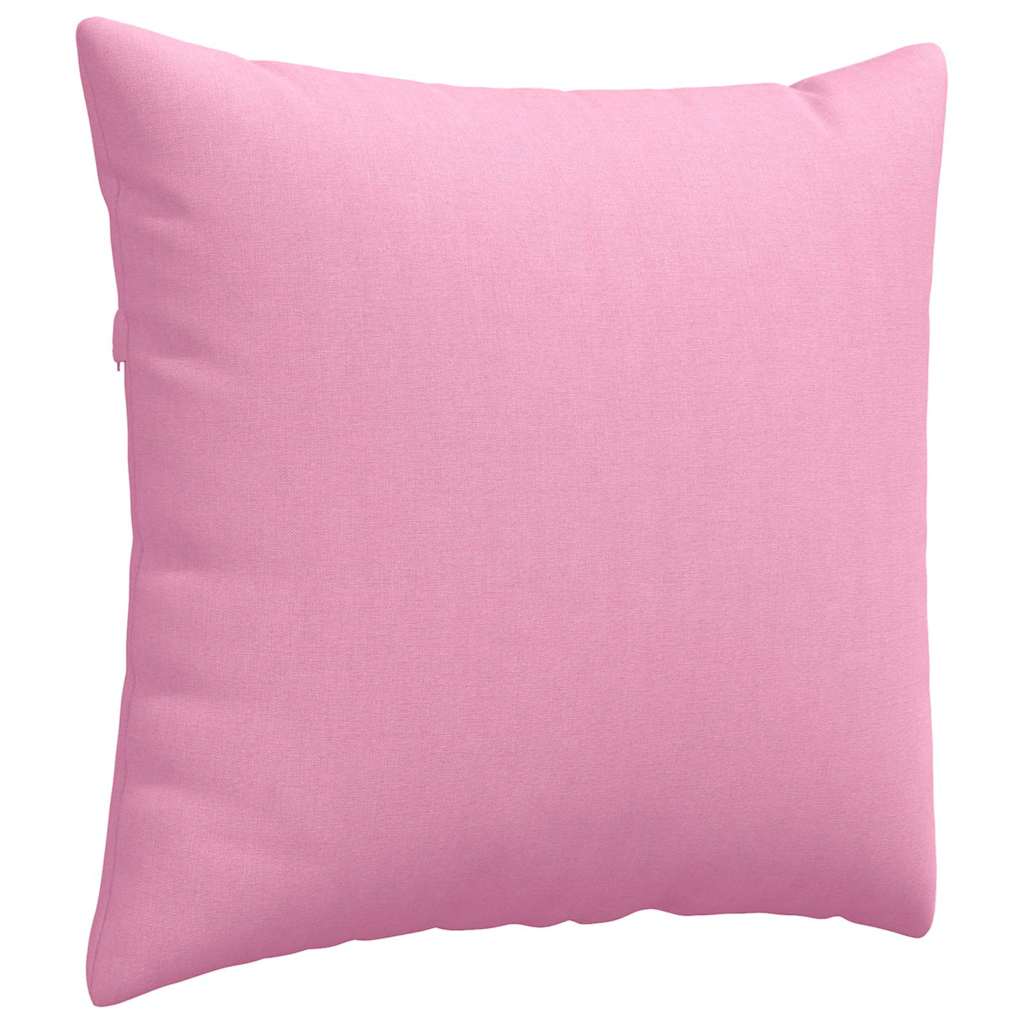 Cuscini da Divano 2 pz Tessuto Rosa 50 x 50 cm