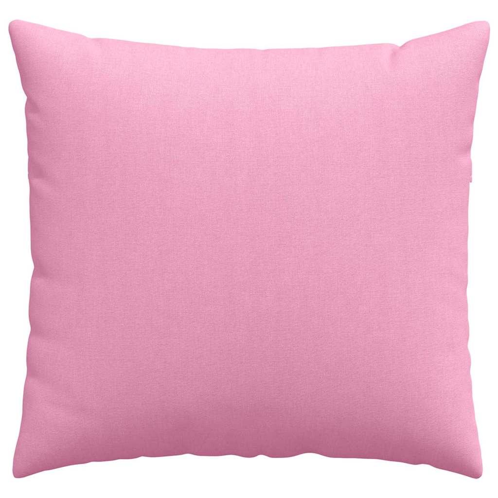 Cuscini da Divano 2 pz Tessuto Rosa 50 x 50 cm