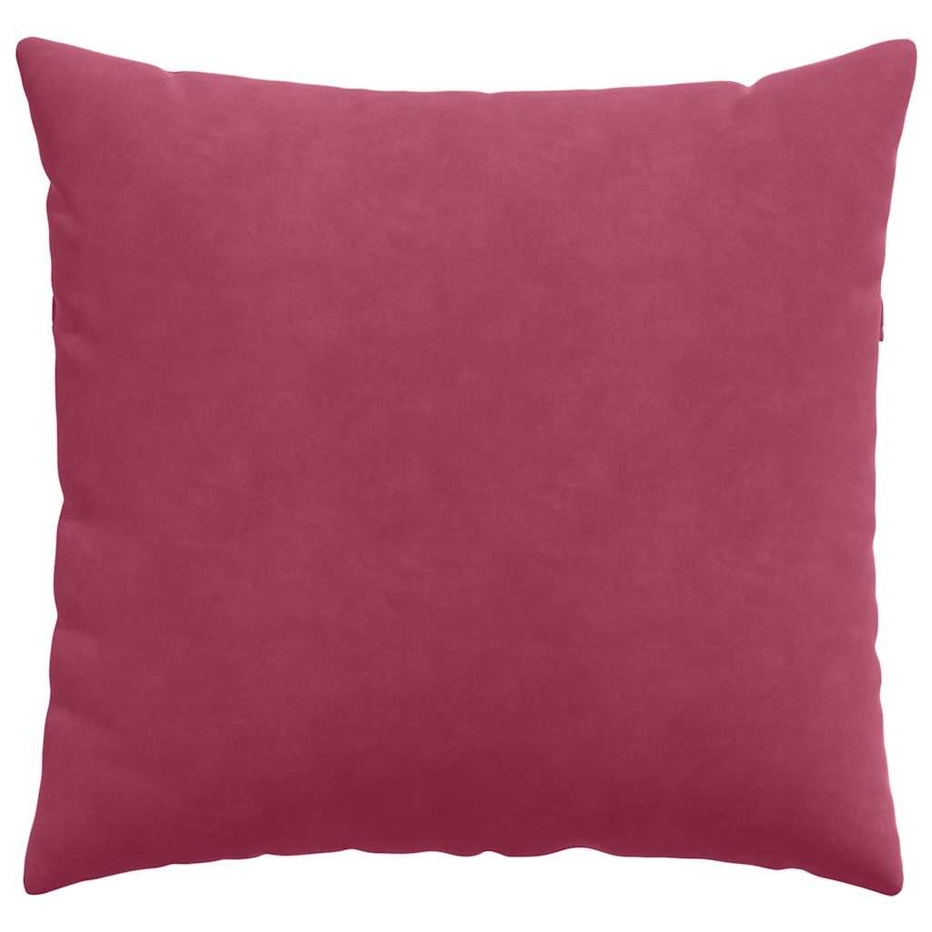 Cuscini da Divano 2 pcs Rosso Vino 50 x 50 cm Tessuto in Cords