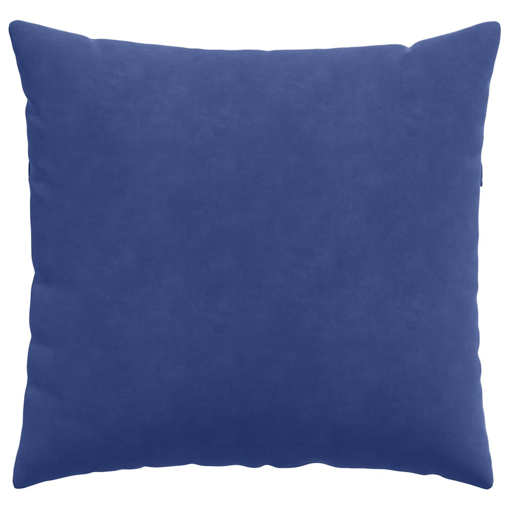 Cuscini da Divano 2 pcs Blu Polizia 50 x 50 cm Tessuto in Cords