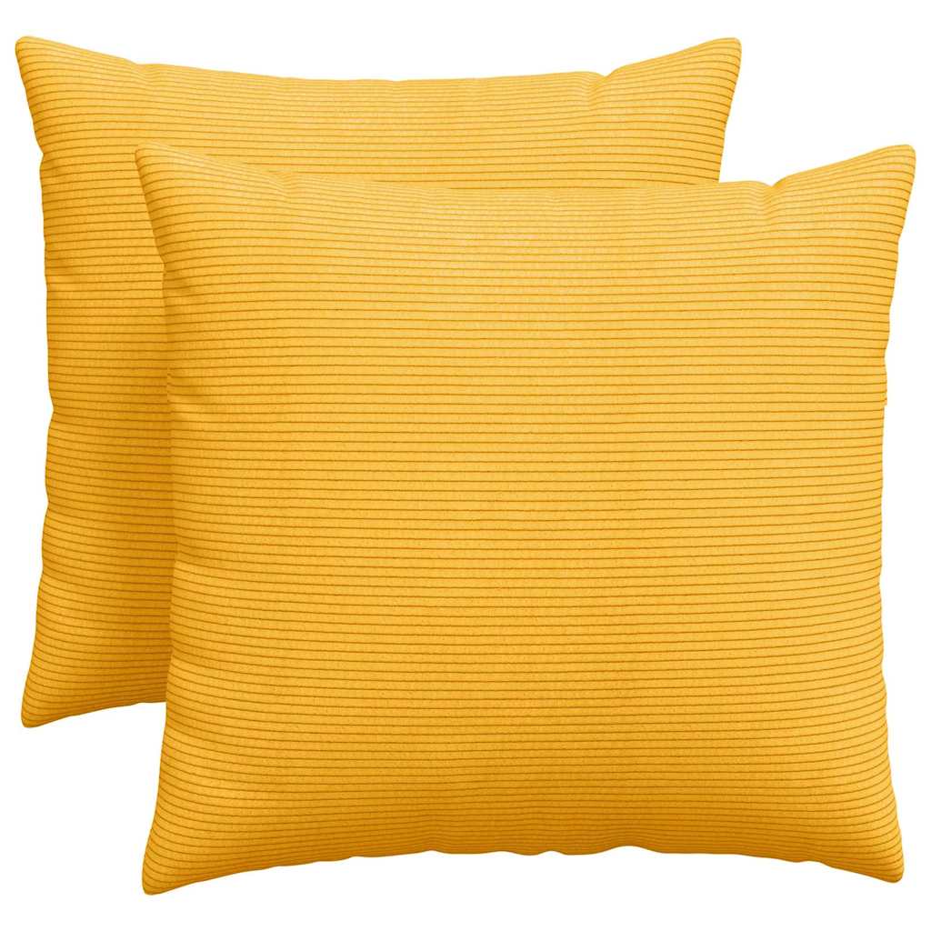 Cuscini da Divano 2 pcs Giallo Chiaro 50 x 50 cm