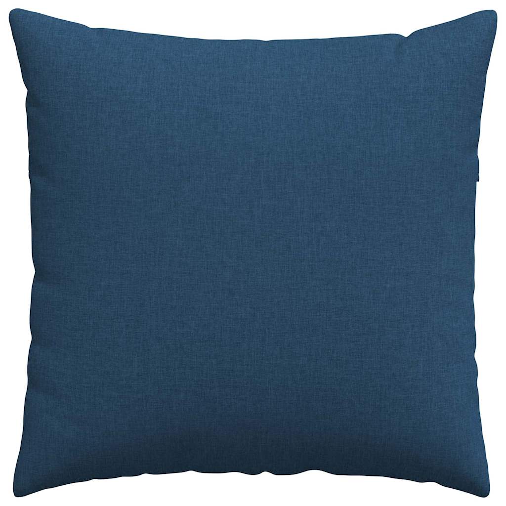 Cuscini da Divano 2 pz Tessuto Blu 60 x 60 cm