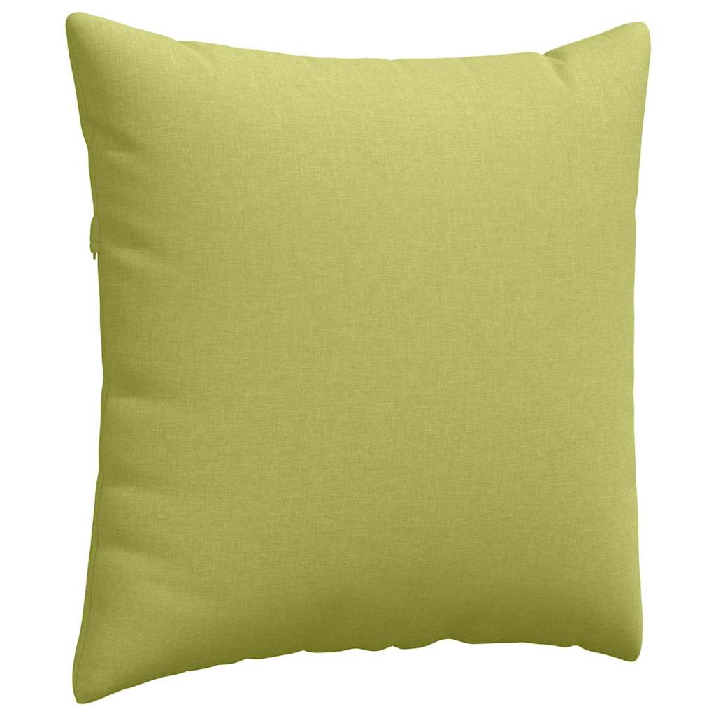 Cuscini da Divano 2 pz Tessuto Verde chiaro 60 x 60 cm