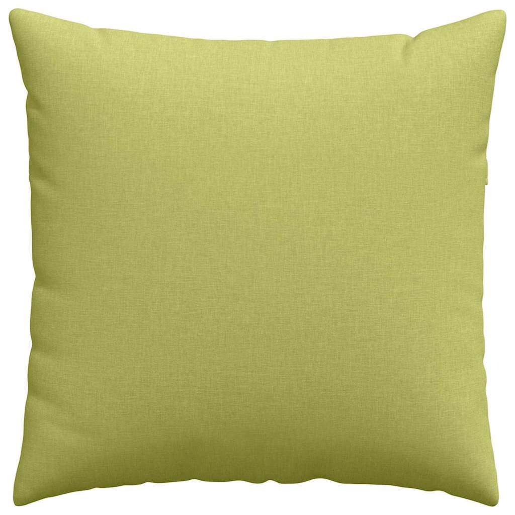 Cuscini da Divano 2 pz Tessuto Verde chiaro 60 x 60 cm