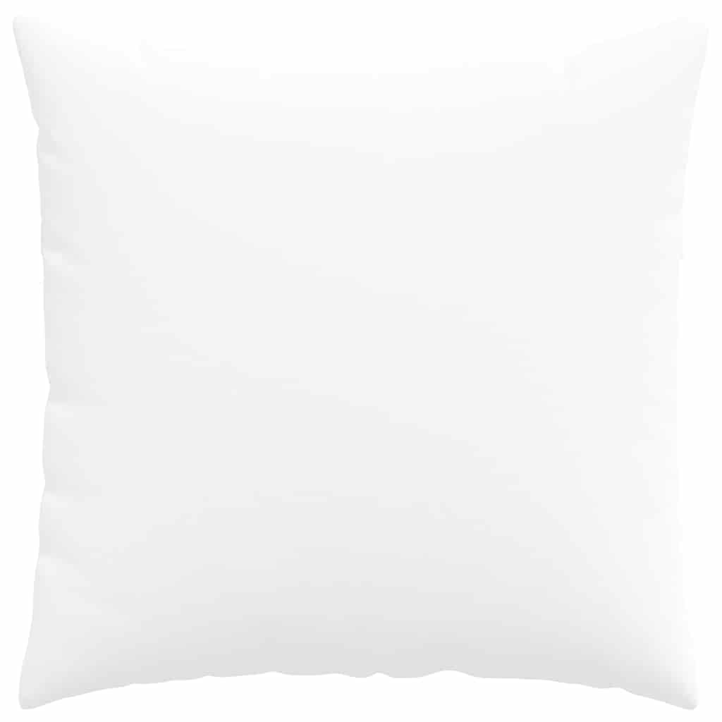 Cuscini da Divano 2 pz Tessuto Bianco 60 x 60 cm
