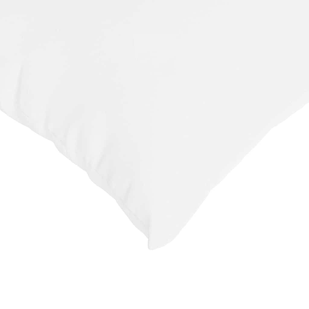 Cuscini da Divano 2 pz Tessuto Bianco 60 x 60 cm