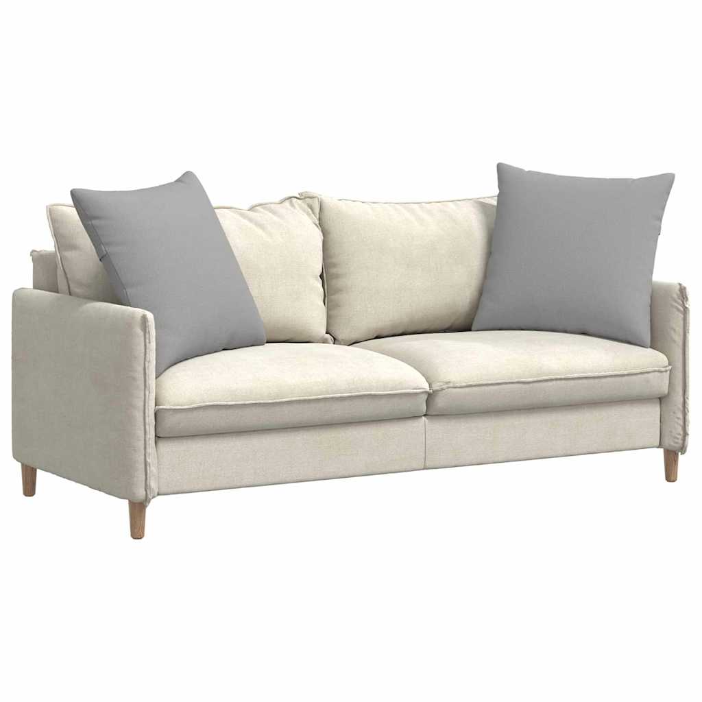 Cuscini da Divano 2 pz Tessuto Grigio Nuvola 60 x 60 cm