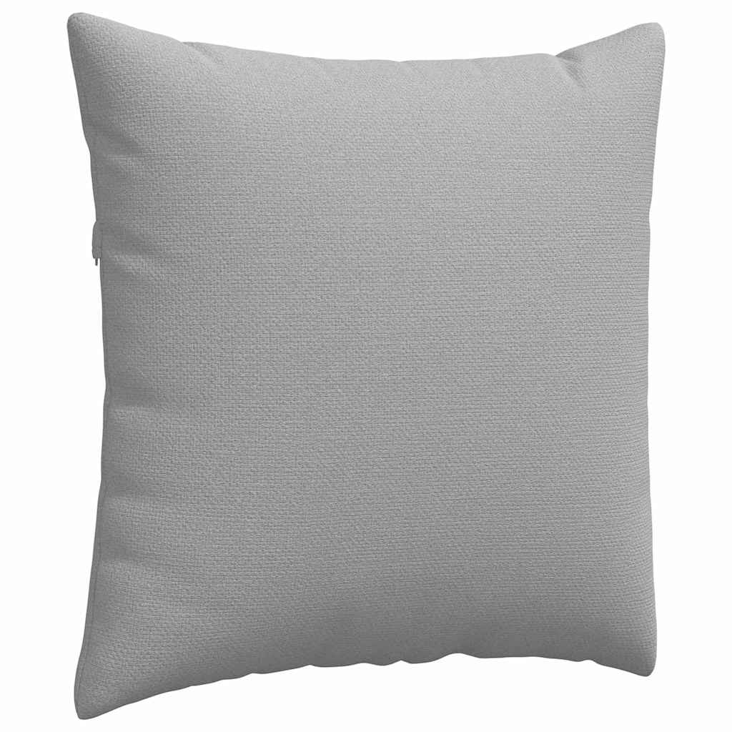 Cuscini da Divano 2 pz Tessuto Grigio Nuvola 60 x 60 cm
