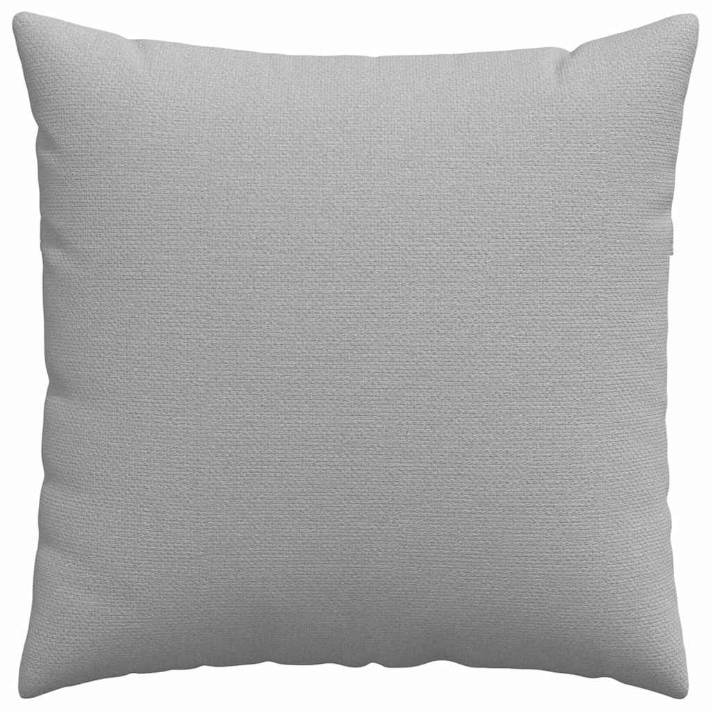 Cuscini da Divano 2 pz Tessuto Grigio Nuvola 60 x 60 cm