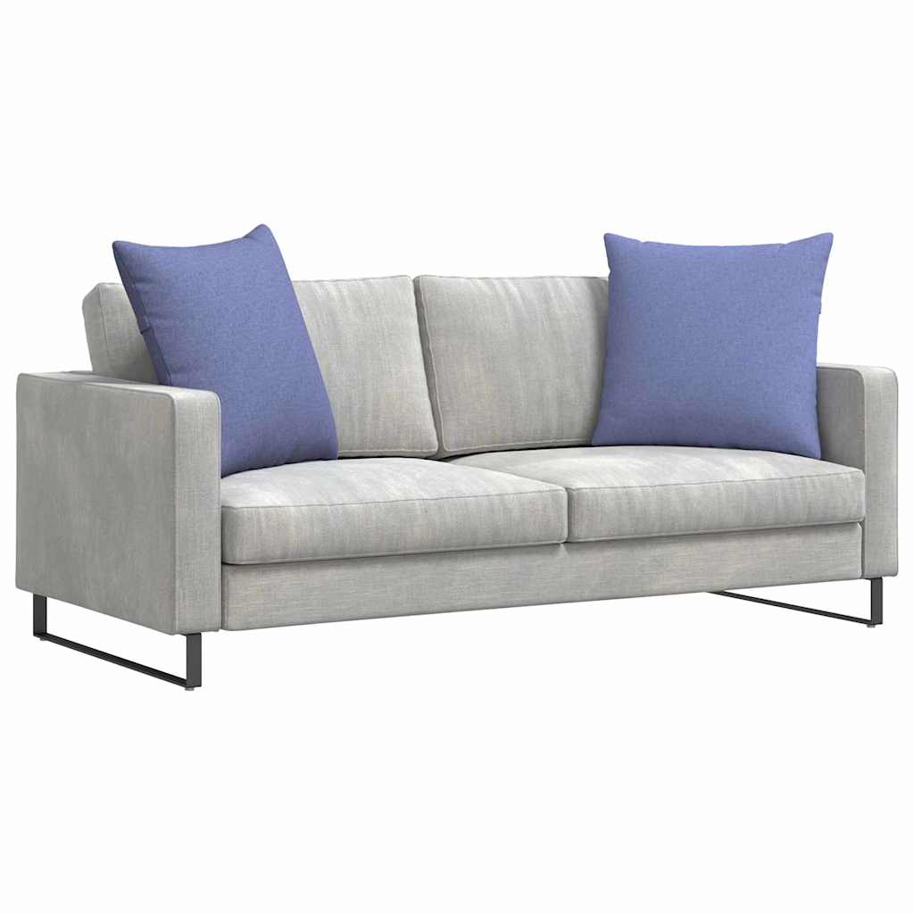 Cuscini da Divano 2 pz Tessuto Blu jeans 60 x 60 cm
