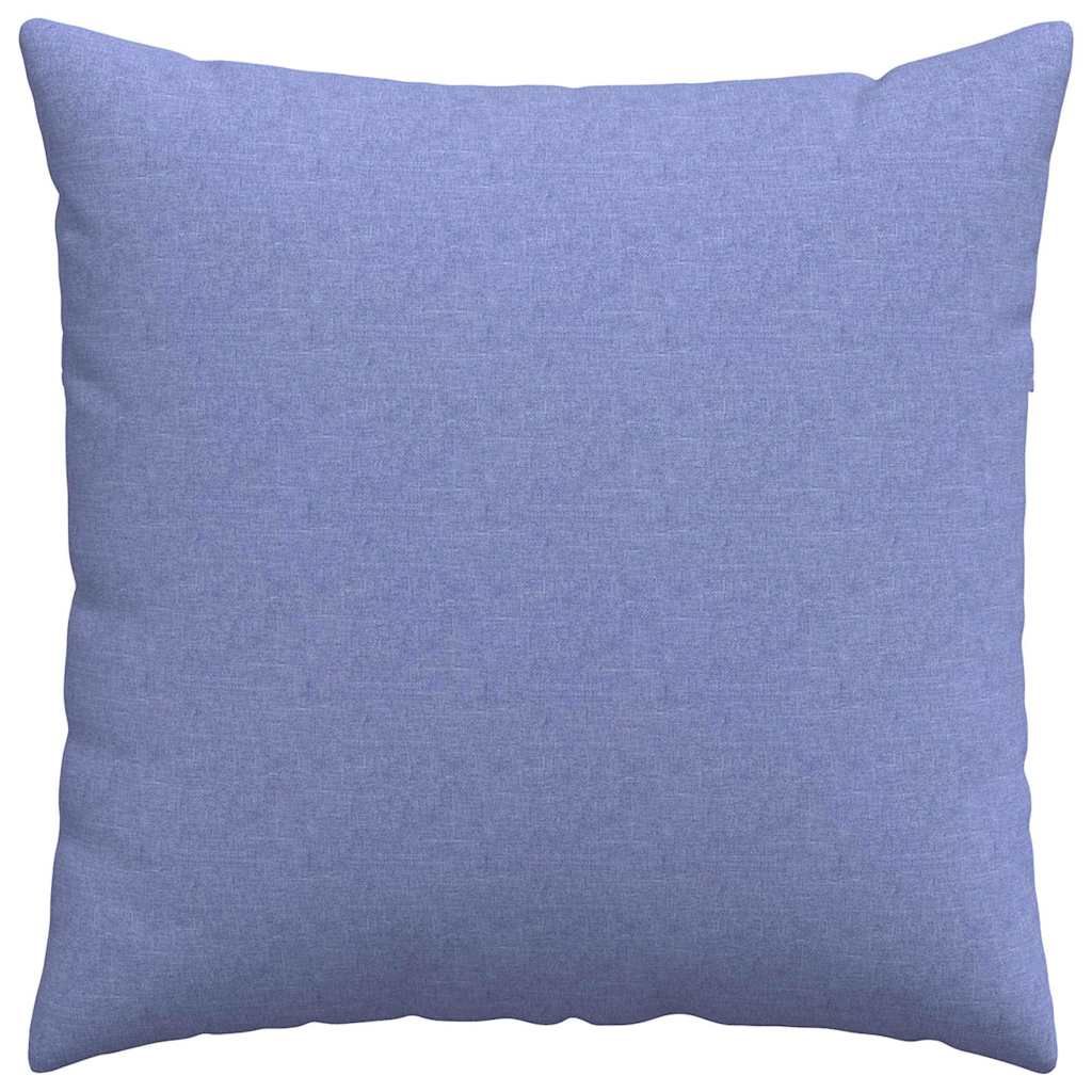 Cuscini da Divano 2 pz Tessuto Blu jeans 60 x 60 cm