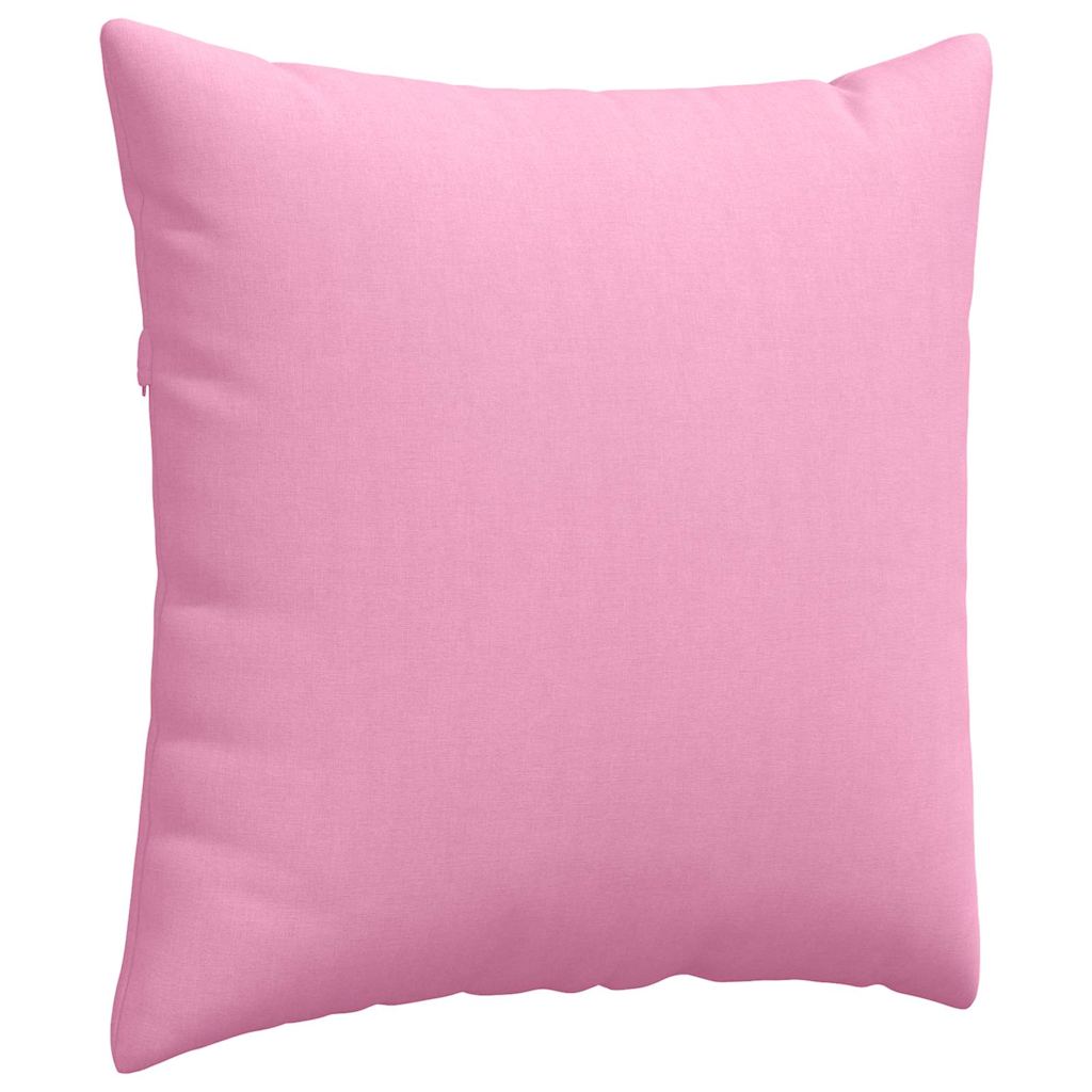 Cuscini da Divano 2 pz Tessuto Rosa 60 x 60 cm
