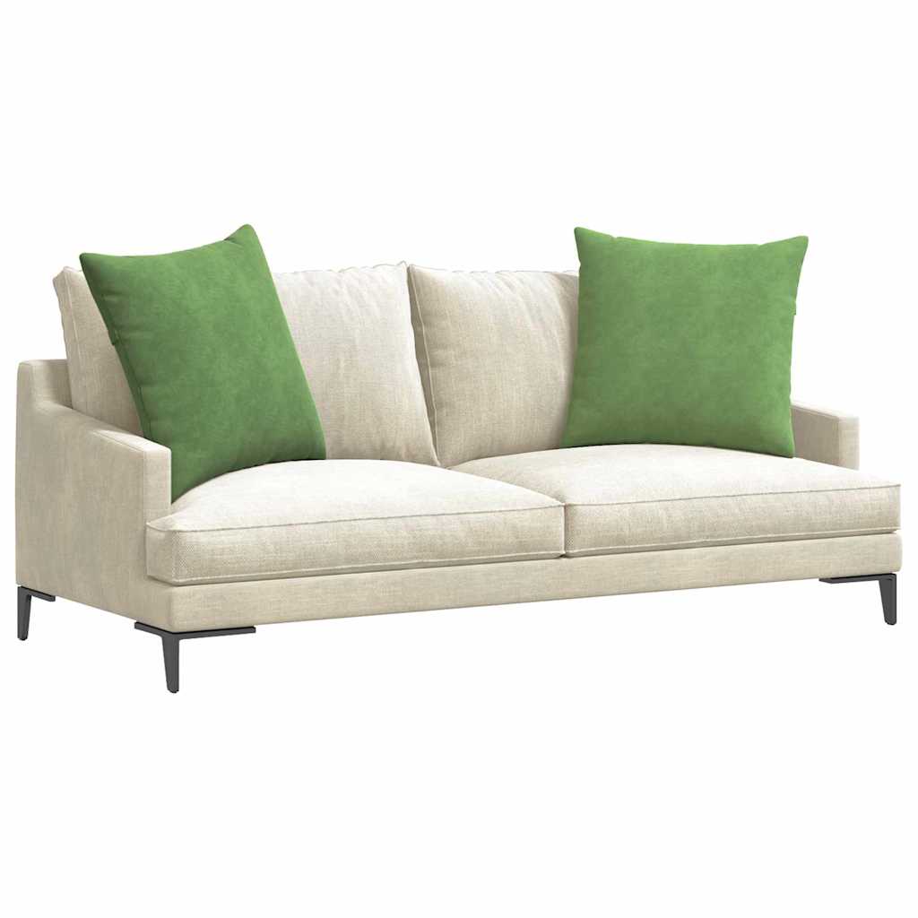 Cuscini da Divano 2 pcs Verde chiaro 60 x 60 cm