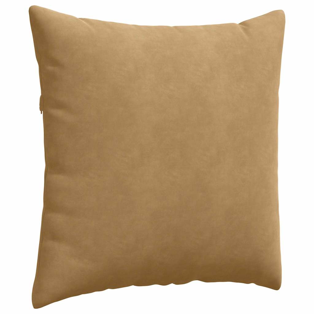 Cuscini da Divano 2 pcs Marrone 60 x 60 cm Tessuto in Cords