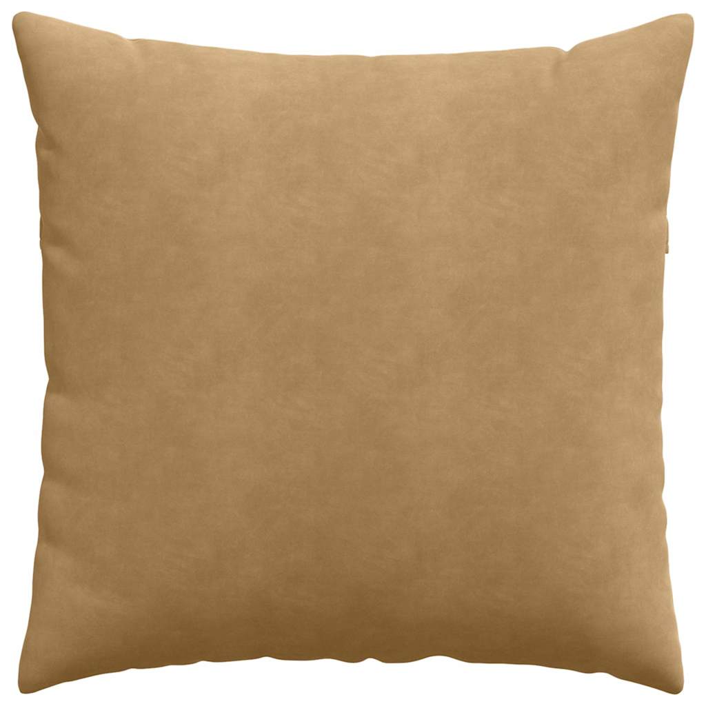 Cuscini da Divano 2 pcs Marrone 60 x 60 cm Tessuto in Cords