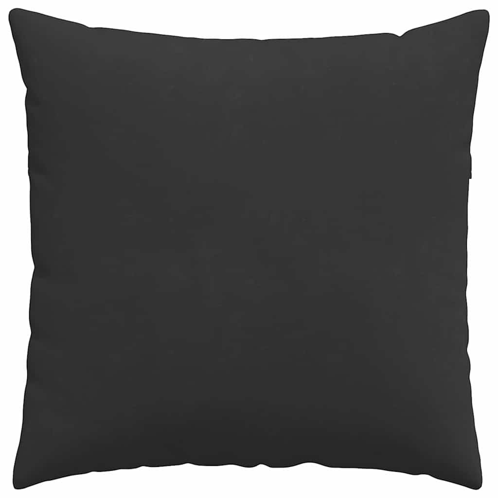 Cuscini da Divano 2 pz Tessuto Nero 60 x 60 cm