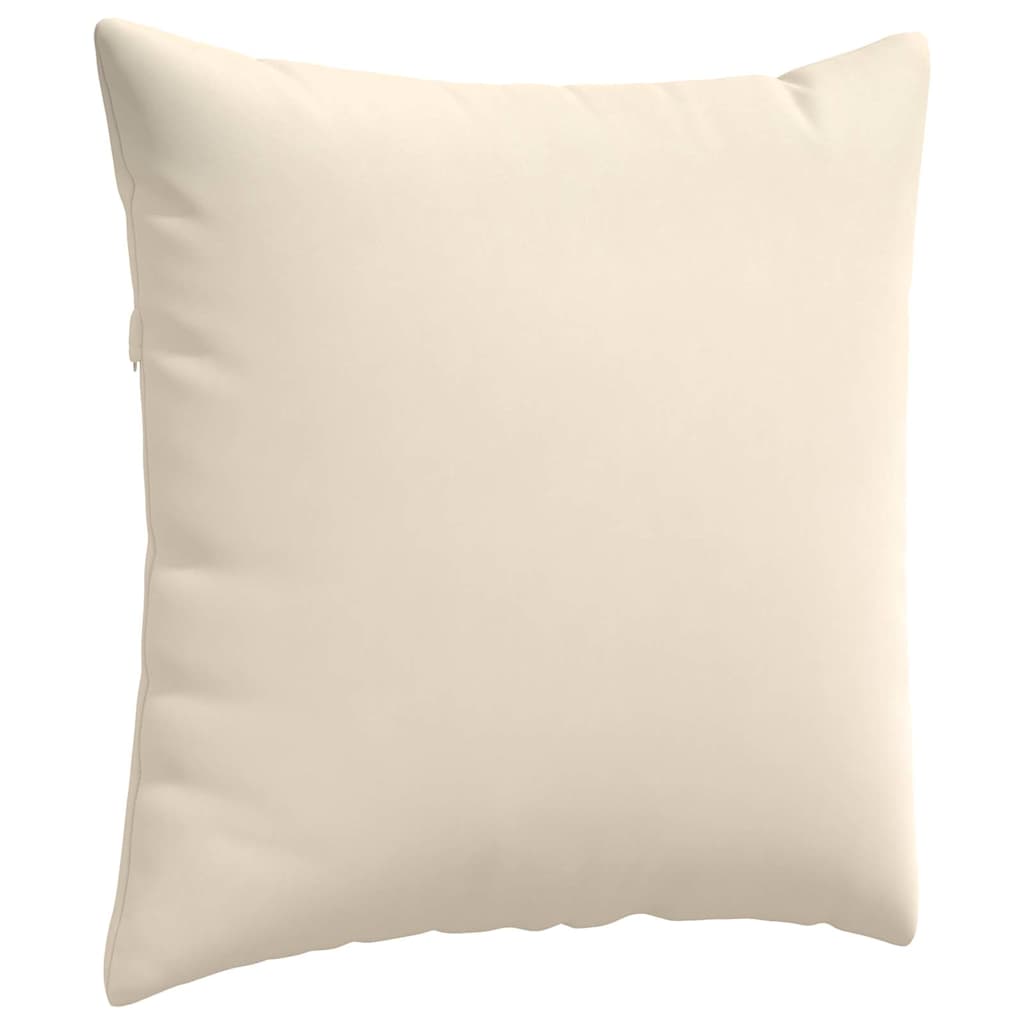 Cuscini da Divano 2 pz Tessuto Beige 60 x 60 cm